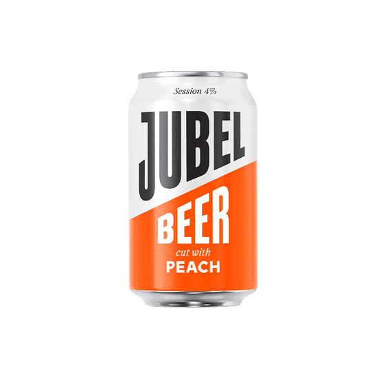 jubel peach lager