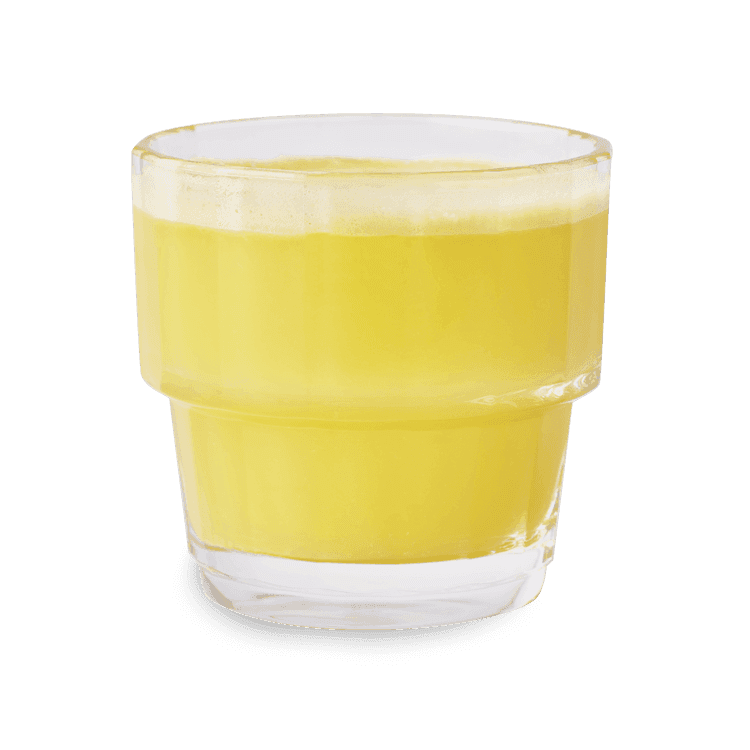 mini apple + orange juice