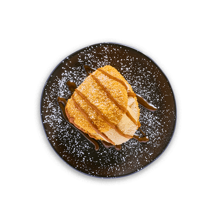 miso caramel + toffee bao nut