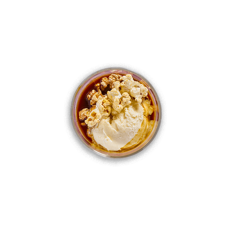 popcorn affogato