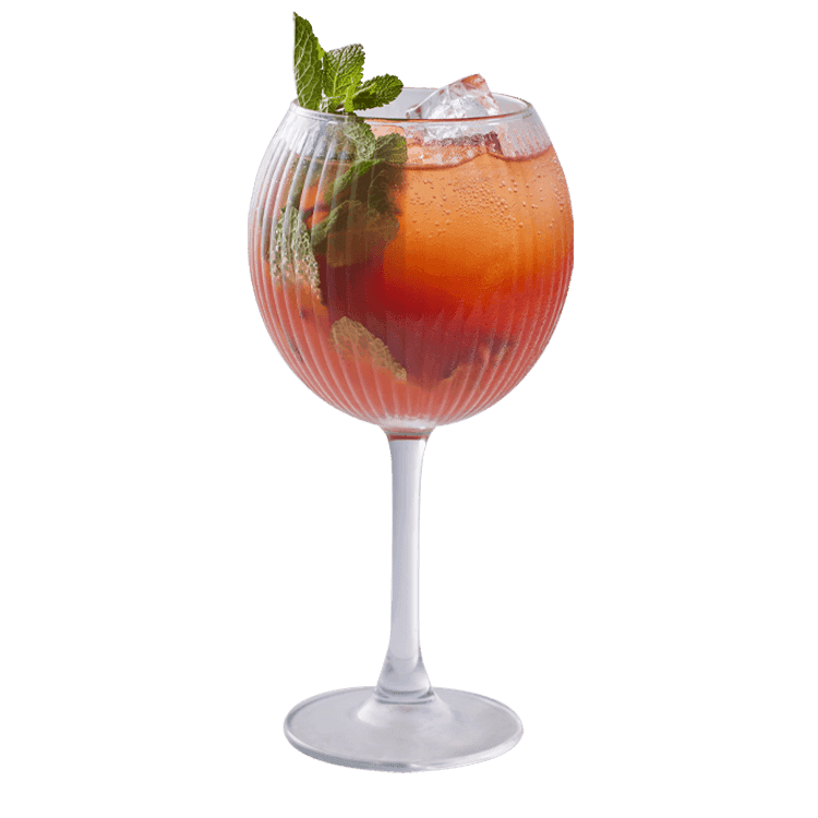 strawberry shiso mojito