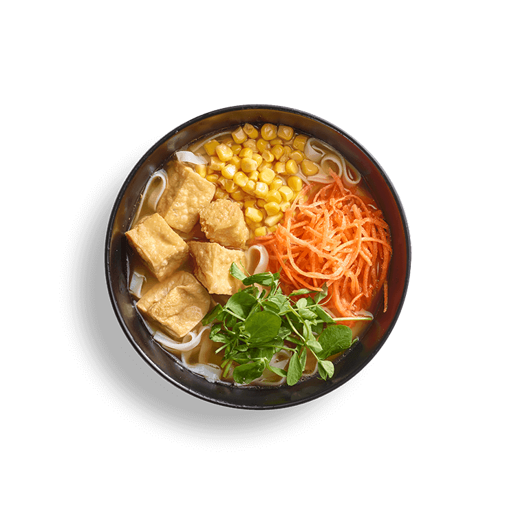 yasai ramen noodle soup | rice noodles